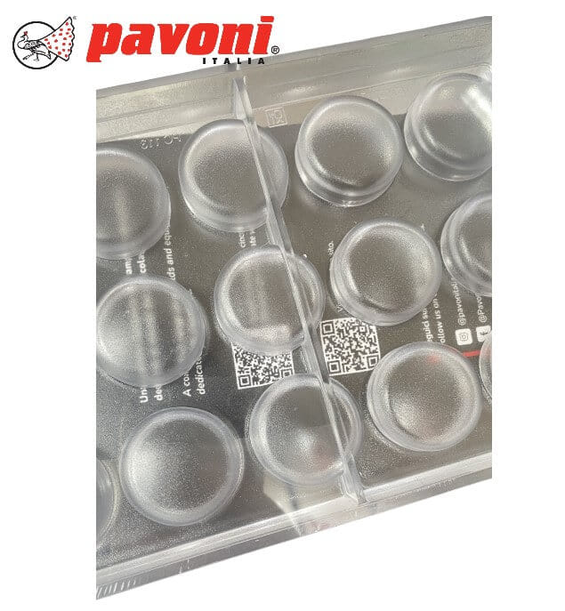 พิมพ์อบขนมโพลีคาร์บอเนตทรงกลม PAVONI PC113FR 21 ช่อง